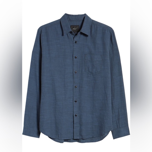 RAILS Men’s Wyatt Relaxed Fit Solid Button-Up Shirt - Picture 1 of 6